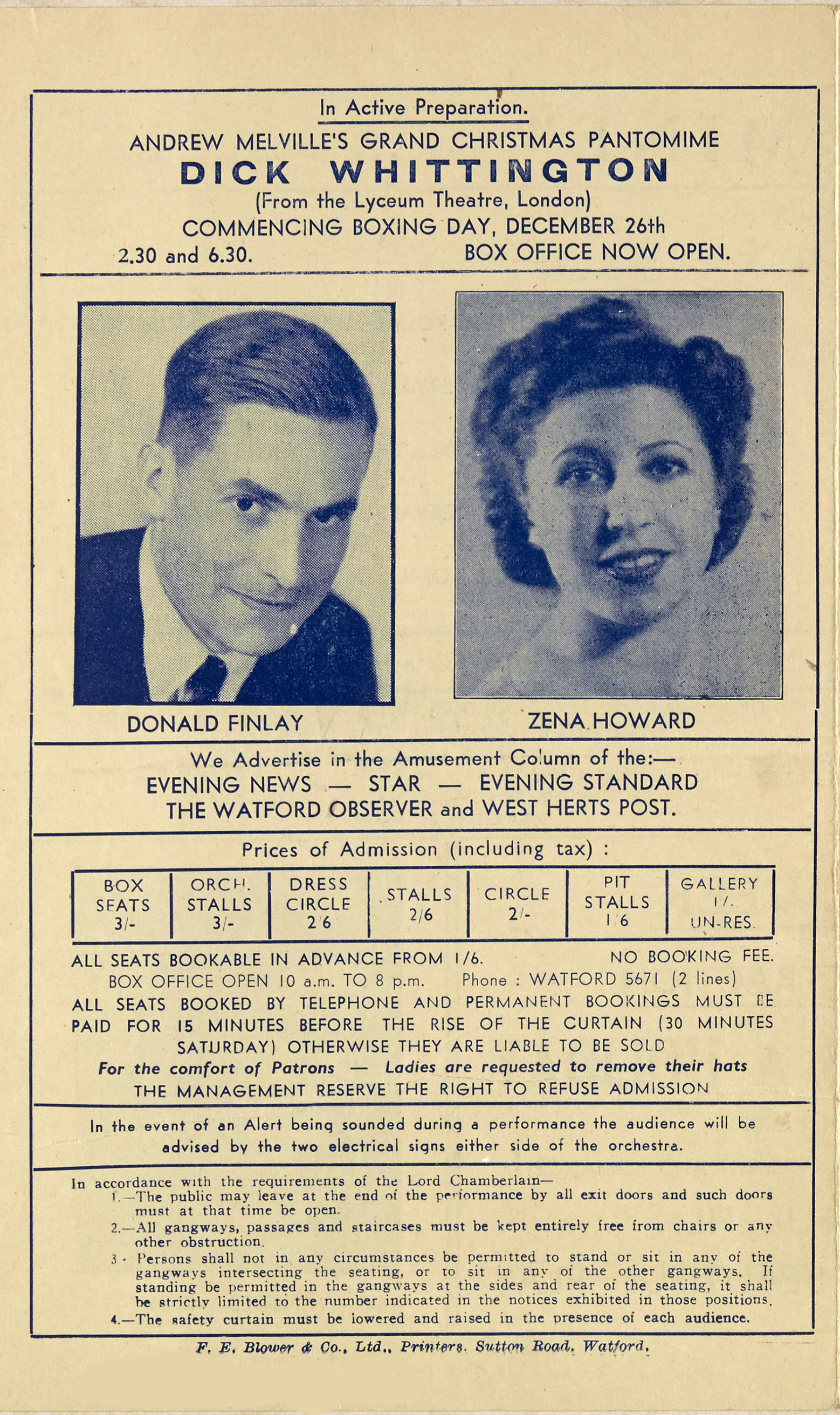 1940s Programme